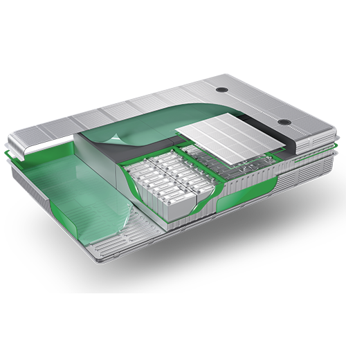 Structure of an EV battery with adhesive tapes from Lohmann_500.png